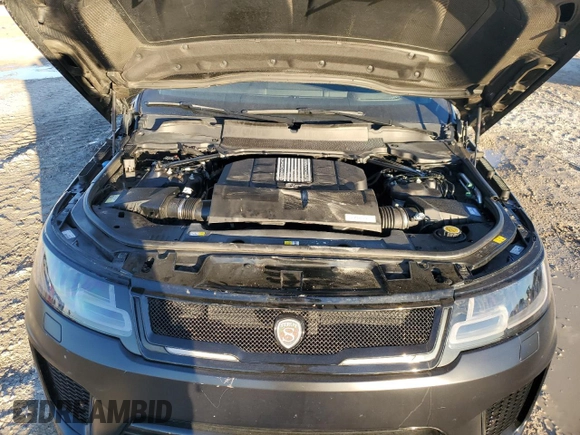 2021 Land Rover Range Rover Sport SVR with VIN SALWZ2RE5MA780919, listed as a Copart auction lot 84604744 with 36,867 mi miles and Salvage Title. Bid and sale history available at DreamBid. Image 12.