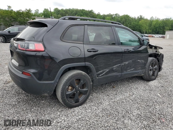 2021 Jeep Cherokee Altitude z VIN 1C4PJLLB2MD169574, wystawiony jako Copart lot #57119285 z przebiegiem 24 301 mil mil oraz Szkoda całkowita • Salvage title. Historia ofert i sprzedaży dostępna na DreamBid. Obrazek 3.
