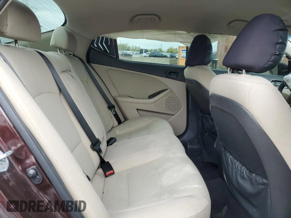 2015 Kia Optima LX with VIN 5XXGM4A75FG484776, listed as a Copart auction lot 55661635 with Not provided miles and Salvage title. Bid and sale history available at DreamBid. Image 10.