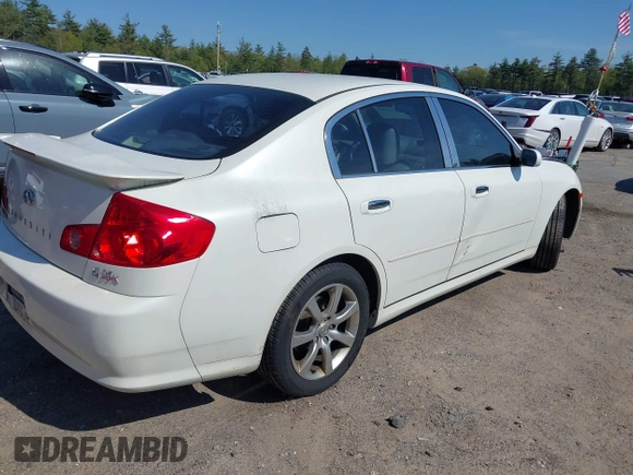 2005 Infiniti G35 with VIN JNKCV51F05M305186, listed as a IAAI auction lot 42231602 with Not Provided miles and . Bid and sale history available at DreamBid. Image 4.