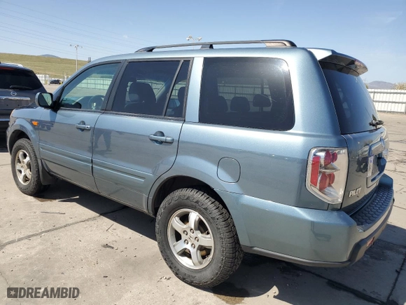 2007 Honda Pilot EX-L with VIN 2HKYF18737H522711, listed as a Copart auction lot 52812565 with 183,288 mi miles and Salvage Title. Bid and sale history available at carsss.com. Image 2.