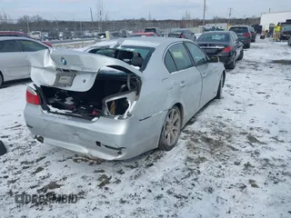 2004 BMW 5 Series 530i with VIN WBANA73524B047329, listed as a IAAI auction lot 41613554 with 240,000 mi miles and . Bid and sale history available at carsss.com. Image 4.