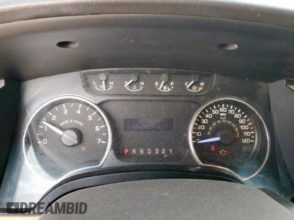 2011 Ford F-150 XL with VIN 1FTEX1CM8BFB42599, listed as a Copart auction lot 57656075 with 254,232 mi miles and Clean title. Bid and sale history available at DreamBid. Image 9.