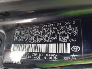 2013 Scion xD with VIN JTKKUPB45D1030142, listed as a IAAI auction lot 42452843 with 189,753 mi miles and . Bid and sale history available at DreamBid. Image 9.