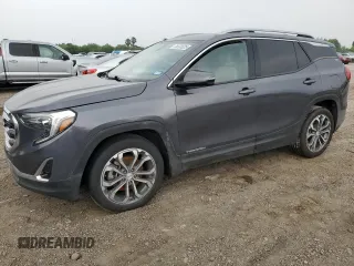 2019 GMC Terrain SLT z VIN 3GKALPEX4KL278372, wystawiony jako Copart lot #55533025 z przebiegiem 56 904 mil mil oraz Szkoda całkowita • Salvage title. Historia ofert i sprzedaży dostępna na DreamBid. Obrazek 1.