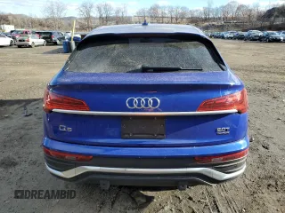 2022 Audi Q5 Sportback S line Premium Plus with VIN WA15AAFY2N2139199, listed as a Copart auction lot 82804054 with Not provided miles and Salvage title. Bid and sale history available at DreamBid. Image 6.