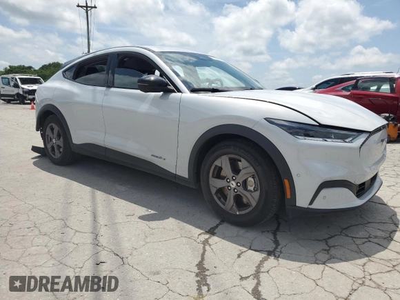 2023 Ford Mustang Mach-E Select with VIN 3FMTK1R49PMA99049, listed as a Copart auction lot 61630355 with 9,691 mi miles and Salvage title. Bid and sale history available at DreamBid. Image 4.