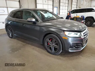 2019 Audi SQ5 Prestige with VIN WA1C4AFYXK2069963, listed as a Copart auction lot 55165124 with 50,558 mi miles and Salvage Title. Bid and sale history available at DreamBid. Image 4.