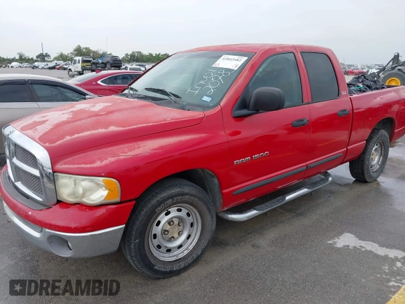 2002 Dodge 1500 with VIN 3D7HA18Z52G207836, listed as a IAAI auction lot 41842482 with 263,551 mi miles and . Bid and sale history available at DreamBid. Image 2.