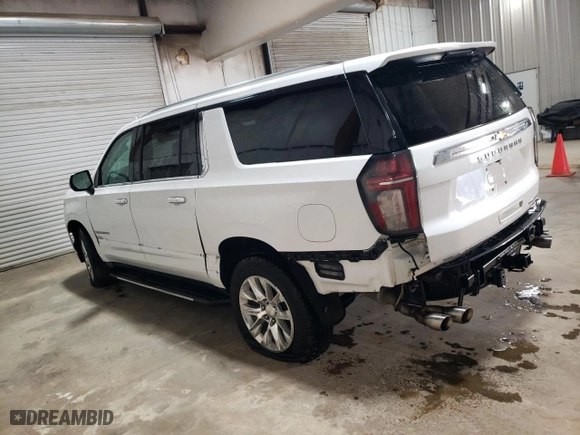 2022 Chevrolet Suburban Premier with VIN 1GNSKFKD4NR216806, listed as a Copart auction lot 78716653 with 61,582 mi miles and Clean Title. Bid and sale history available at carsss.com. Image 2.