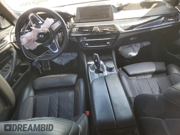 2017 BMW 5 Series 540i with VIN WBAJE5C38HG914859, listed as a Copart auction lot 50628155 with Not provided miles and Salvage title. Bid and sale history available at DreamBid. Image 8.