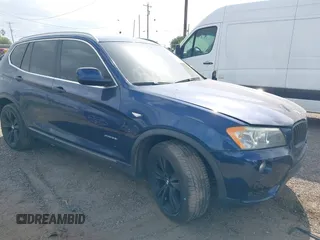 2012 BMW X3 35i z VIN 5UXWX7C56CL735766, wystawiony jako IAAI lot #42022006 z przebiegiem 134 787 mil mil oraz . Historia ofert i sprzedaży dostępna na DreamBid. Obrazek 1.
