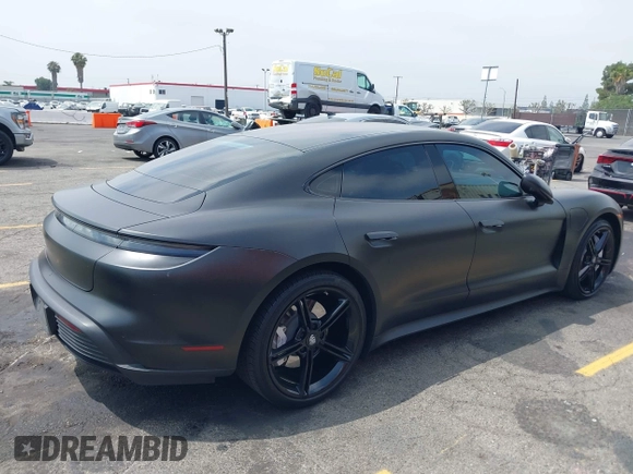 2021 Porsche Taycan 4S with VIN WP0AB2Y16MSA43293, listed as a IAAI auction lot 42479212 with 20,180 mi miles and . Bid and sale history available at DreamBid. Image 4.