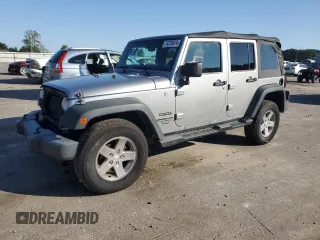 2014 Jeep Wrangler Unlimited Sport with VIN 1C4BJWDG8EL134356, listed as a Copart auction lot 74378874 with 103,318 mi miles and Salvage Title. Bid and sale history available at carsss.com. Image 1.
