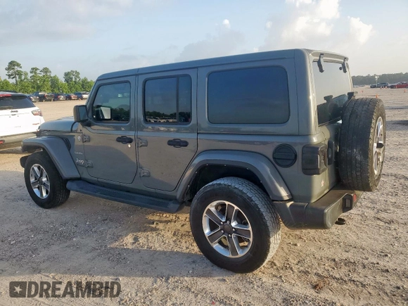 2022 Jeep Wrangler Unlimited Sahara с VIN 1C4HJXEG8NW164969, выставлен на аукционе Copart как лот 61671095 с пробегом 64 263 миль миль и Списание • Salvage title. История ставок и продаж доступна на DreamBid. Изображение 2.