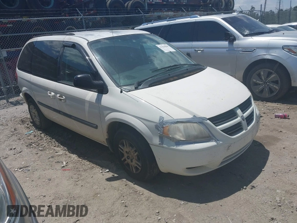 2005 Dodge Caravan SXT with VIN 1D4GP45R35B191016, listed as a IAAI auction lot 42184908 with 167,123 mi miles and . Bid and sale history available at DreamBid. Image 1.