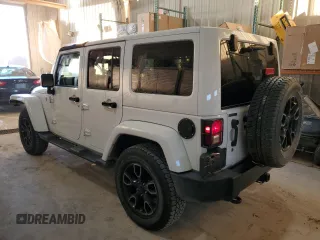 2018 Jeep Wrangler JK Unlimited Sahara with VIN 1C4BJWEG6JL865828, listed as a Copart auction lot 81837414 with 84,216 mi miles and Salvage Title. Bid and sale history available at carsss.com. Image 2.