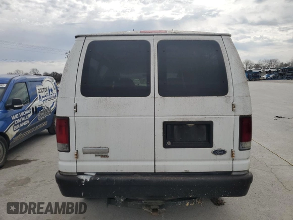 2008 Ford Econoline Passenger XL with VIN 1FBNE31LX8DB53527, listed as a Copart auction lot 47889655 with 194,080 mi miles and Clean Title. Bid and sale history available at carsss.com. Image 6.