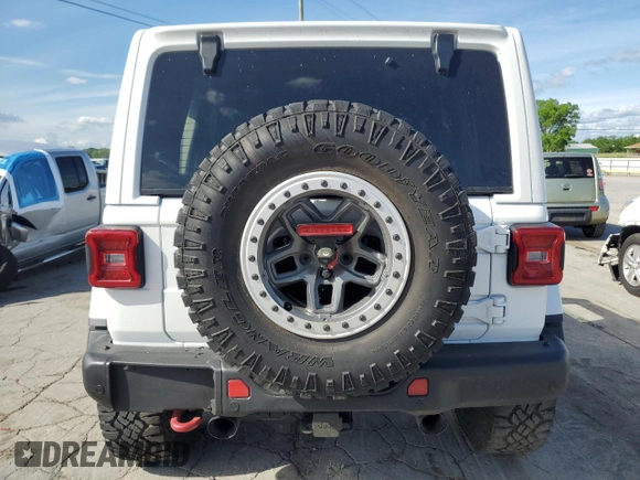 2020 Jeep Wrangler Unlimited Rubicon с VIN 1C4HJXFG4LW239307, выставлен на аукционе Copart как лот 54037595 с пробегом 19 850 миль миль и Списание • Salvage title. История ставок и продаж доступна на DreamBid. Изображение 6.
