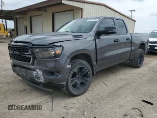 2023 Ram 1500 Big Horn z VIN 1C6SRFBT4PN557989, wystawiony jako Copart lot #54787965 z przebiegiem 36 759 mil mil oraz Szkoda całkowita • Salvage title. Historia ofert i sprzedaży dostępna na DreamBid. Obrazek 1.