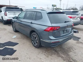 2024 Volkswagen Tiguan S with VIN 3VVRB7AX2RM020784, listed as a IAAI auction lot 41606444 with 16,051 mi miles. Bid and sale history available at carsss.com. Image 3.