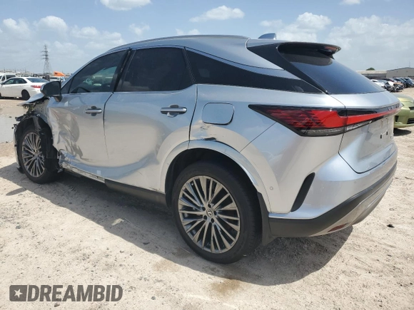 2023 Lexus RX with VIN 2T2BBMCA3PC009530, listed as a Copart auction lot 62807734 with 4,844 mi miles and Salvage Title. Bid and sale history available at carsss.com. Image 2.