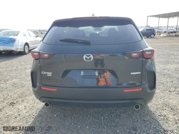 2024 Mazda CX-50 2.5 S Premium Package with VIN 7MMVABDMXRN190188, listed as a Copart auction lot 45818695 with 5,486 mi miles and Salvage Title. Bid and sale history available at carsss.com. Image 6.