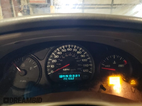 2004 Chevrolet Impala with VIN 2G1WF52E449208000, listed as a Copart auction lot 48460895 with 201,562 mi miles and Non Repairable. Bid and sale history available at carsss.com. Image 9.