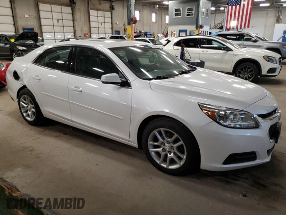 2016 Chevrolet Malibu LT with VIN 1G11C5SA6GF121761, listed as a Copart auction lot 53158695 with 117,055 mi miles and Salvage Title. Bid and sale history available at carsss.com. Image 4.