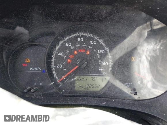 2015 Toyota Yaris L with VIN VNKJTUD3XFA020368, listed as a IAAI auction lot 41555073 with 122,552 mi miles and . Bid and sale history available at carsss.com. Image 7.