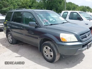 2005 Honda Pilot EX-L z VIN 2HKYF18515H529099, wystawiony jako IAAI lot #42420894 z przebiegiem 215 938 mil mil oraz . Historia ofert i sprzedaży dostępna na DreamBid. Obrazek 1.