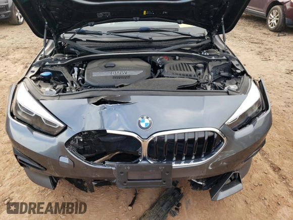 2021 BMW 2 Series 228i xDrive with VIN WBA73AK07M7H34429, listed as a Copart auction lot 37442713 with 7,287 mi miles and Salvage title. Bid and sale history available at DreamBid. Image 11.