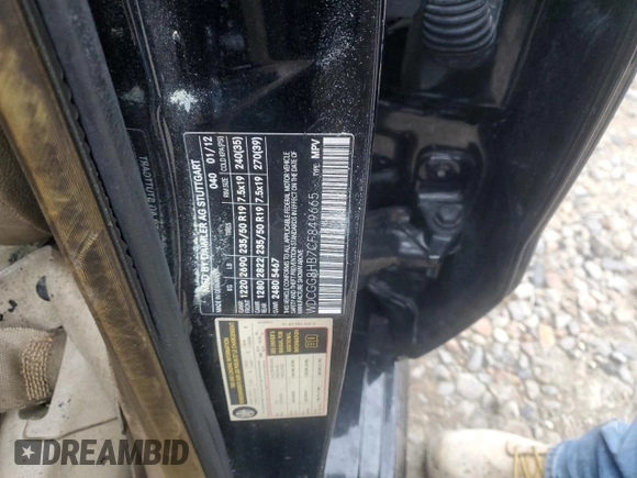 2012 Mercedes-Benz GLK 350 with VIN WDCGG8HB7CF849665, listed as a Copart auction lot 82761464 with Not Provided miles and Salvage Title. Bid and sale history available at DreamBid. Image 14.
