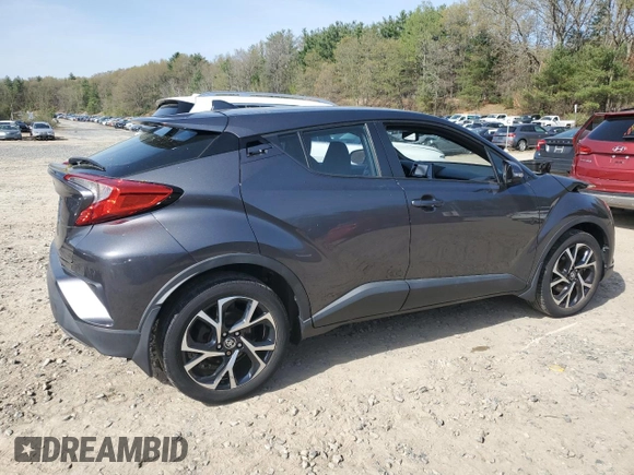 2018 Toyota C-HR XLE with VIN NMTKHMBX6JR051437, listed as a Copart auction lot 54416125 with 37,262 mi miles and Salvage Title. Bid and sale history available at DreamBid. Image 3.