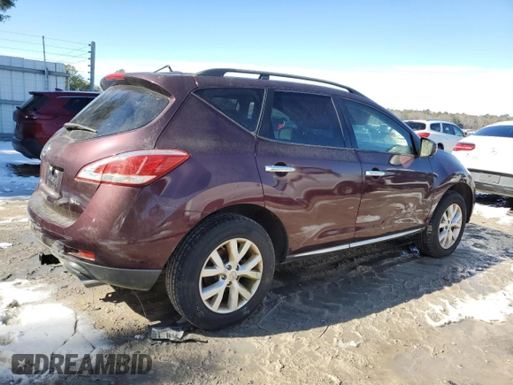 2014 Nissan Murano LE with VIN JN8AZ1MU0EW410092, listed as a Copart auction lot 41996355 with 151,394 mi miles and Clean Title. Bid and sale history available at carsss.com. Image 3.