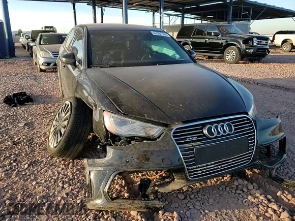 2016 Audi A3 e-tron Premium Plus with VIN WAUTPBFFXGA063284, listed as a Copart auction lot 47031145 with 77,672 mi miles and Salvage Title. Bid and sale history available at DreamBid. Image 11.