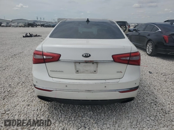 2015 Kia Cadenza Premium with VIN KNALN4D7XF5168752, listed as a Copart auction lot 72571304 with 126,667 mi miles and Salvage Title. Bid and sale history available at carsss.com. Image 6.