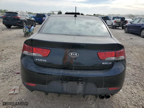 2011 Kia Forte Koup EX with VIN KNAFU6A26B5456136, listed as a Copart auction lot 71310424 with 0 mi miles and Salvage Title. Bid and sale history available at carsss.com. Image 6.