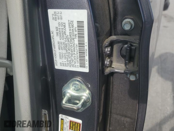 2017 Acura RDX Advance with VIN 5J8TB3H74HL011041, listed as a Copart auction lot 55409695 with 65,527 mi miles and Salvage title. Bid and sale history available at DreamBid. Image 14.