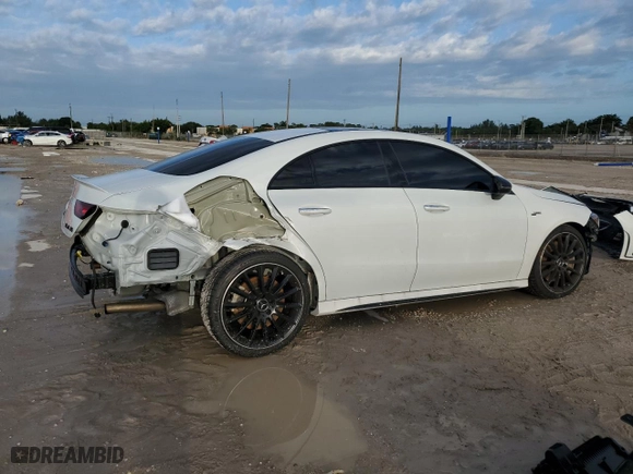 2023 Mercedes-Benz CLA with VIN W1K5J5BB0PN408872, listed as a Copart auction lot 74823254 with 12,063 mi miles and Salvage Title. Bid and sale history available at carsss.com. Image 3.