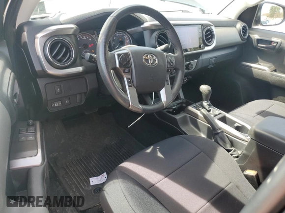 2022 Toyota Tacoma SR with VIN 3TYSX5EN4NT016636, listed as a Copart auction lot 49830005 with 42,357 mi miles and Salvage title. Bid and sale history available at DreamBid. Image 8.