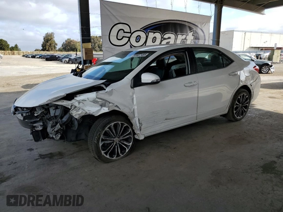 2014 Toyota Corolla L with VIN 2T1BURHE2EC010365, listed as a Copart auction lot 55887485 with 112,247 mi miles and Salvage title. Bid and sale history available at DreamBid. Image 1.