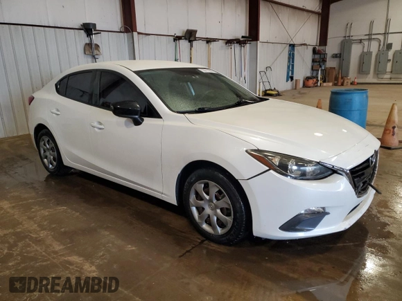 2015 Mazda 3 i SV with VIN JM1BM1T70F1234346, listed as a Copart auction lot 53711985 with 54,636 mi miles and Salvage Title. Bid and sale history available at DreamBid. Image 4.