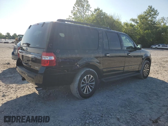 2017 Ford Expedition Max XLT with VIN 1FMJK1JT8HEA68778, listed as a Copart auction lot 61571665 with 87,862 mi miles and Salvage title. Bid and sale history available at DreamBid. Image 3.