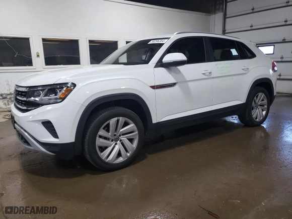 2021 Volkswagen Atlas Cross Sport 3.6L V6 SE w/Technology with VIN 1V2KE2CA2MC231852, listed as a Copart auction lot 58286364 with 44,611 mi miles and Salvage Title. Bid and sale history available at carsss.com. Image 1.