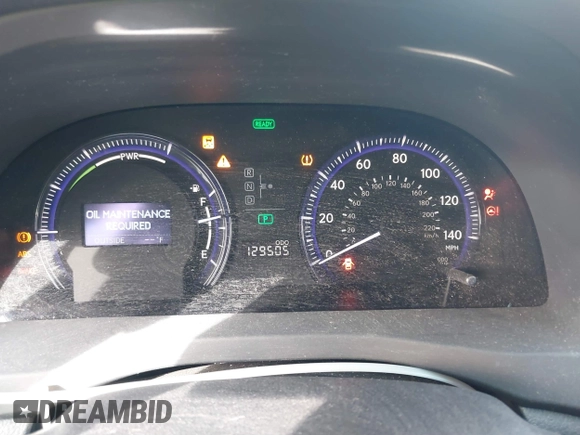 2010 Lexus HS 250h with VIN JTHBB1BAXA2008139, listed as a IAAI auction lot 41695056 with 129,505 mi miles. Bid and sale history available at carsss.com. Image 7.