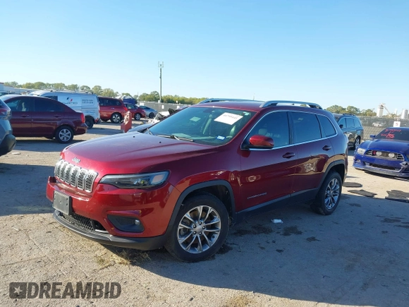 2020 Jeep Cherokee Latitude Plus with VIN 1C4PJLLB3LD624382, listed as a IAAI auction lot 40799441 with 66,588 mi miles. Bid and sale history available at carsss.com. Image 2.