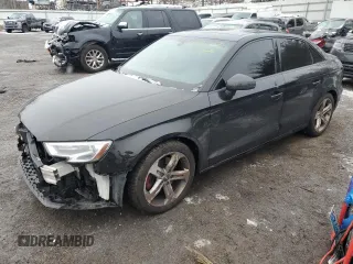 2017 Audi A3 Sedan Premium with VIN WAUAUGFFXH1056575, listed as a Copart auction lot 38996434 with 106,952 mi miles. Bid and sale history available at carsss.com. Image 1.