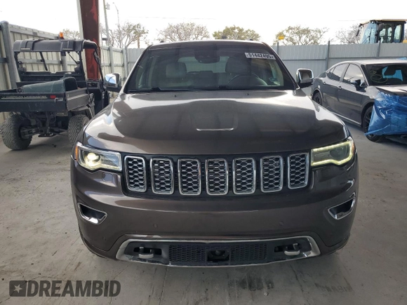 2017 Jeep Grand Cherokee Overland with VIN 1C4RJFCTXHC768687, listed as a Copart auction lot 51442495 with 123,578 mi miles and Clean Title. Bid and sale history available at carsss.com. Image 5.