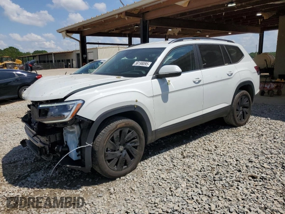 2024 Volkswagen Atlas SE с VIN 1V2WR2CA6RC518852, выставлен на аукционе Copart как лот 56198095 с пробегом 23 173 миль миль и Списание • Salvage title. История ставок и продаж доступна на DreamBid. Изображение 1.